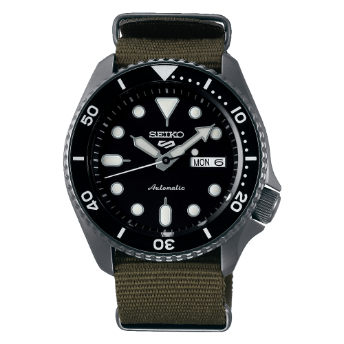 Seiko 5 Sports Sports Style Hard Coating / Black / NATO